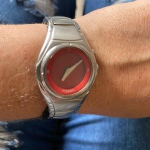 Women Georgia Bulldog Fossil watch